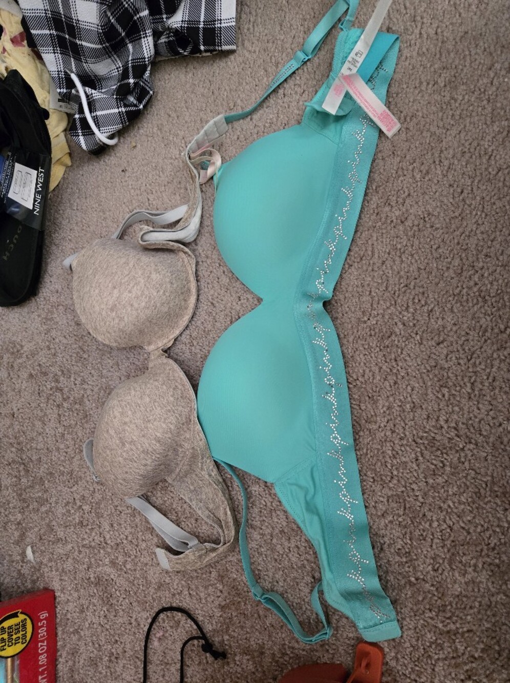 2 Pink Victora's Secret Bras Bundle